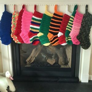 Handcrafted Crocheted Christmas Stocking